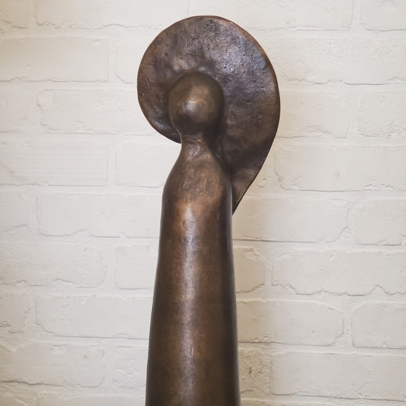 Guillaume Chaye "Madame Le Lune" Bronze Sculpture - Picture 11 of 16